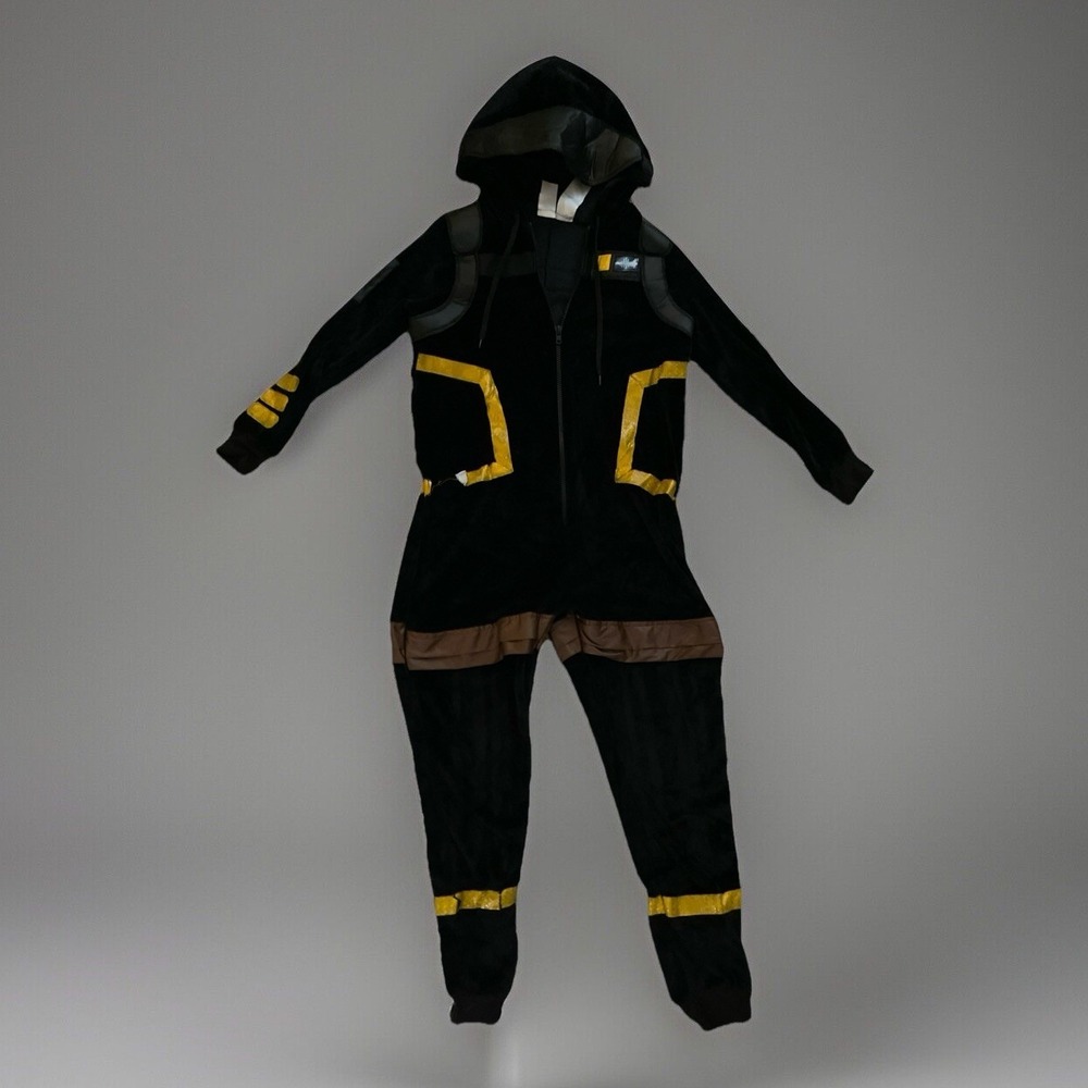 Fortnite Dark Voyager Costume‎ One Piece Zip Up Teen One Size
